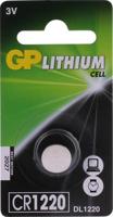 GP cr1220 lithium 3 volt blister 1 3212290