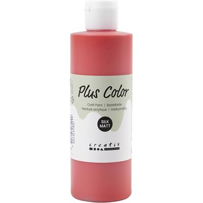 Plus Color acrylverf, crimson red, 250 ml/ 1 fles