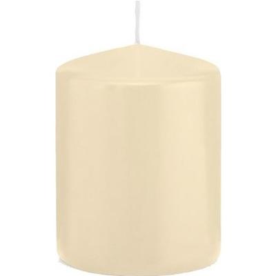 Cilinderkaars/stompkaars - cremewit - 6 x 8 cm - 29 branduren