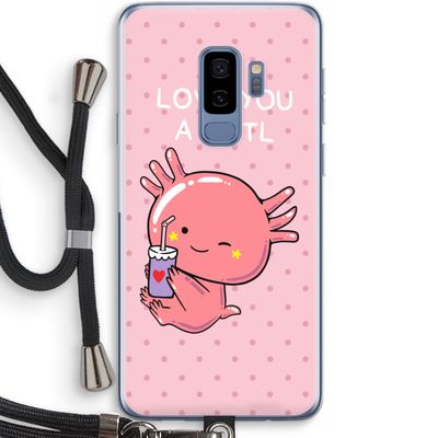 Love You A Lotl: Samsung Galaxy S9 Plus Transparant Hoesje met koord