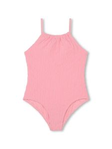 Marc Jacobs Kids maillot de bain à logo en jacquard - Rose