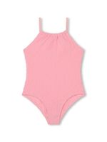 Marc Jacobs Kids maillot de bain à logo en jacquard - Rose - thumbnail