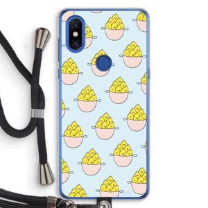 Citroenen: Xiaomi Mi Mix 3 Transparant Hoesje met koord