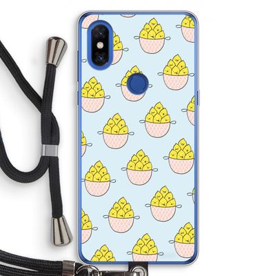 Citroenen: Xiaomi Mi Mix 3 Transparant Hoesje met koord