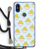 Citroenen: Xiaomi Mi Mix 3 Transparant Hoesje met koord