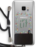 It's Lit: Samsung Galaxy S9 Transparant Hoesje met koord