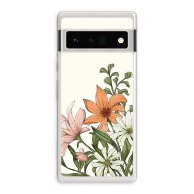 Floral bouquet: Google Pixel 6 Pro Transparant Hoesje