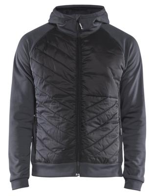 Blåkläder Hybride sweater 34632526 | Medium Grijs/Zwart | Maat XS - 7330509713266
