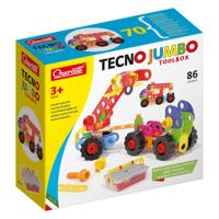 Quercetti tecno jumbo met opbergbox, 84dlg.