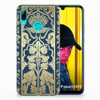 Huawei P Smart 2019 TPU Case Beige Flowers - thumbnail