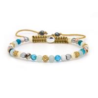 Karma Armband Spiral Luna XXS Gold Crystal
