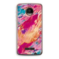 Pastel Echoes: Motorola Moto Z Force Transparant Hoesje