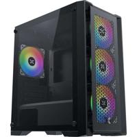 PC-behuizing zonder voeding - XIGMATEK Lux M (zwart) - Minitower - Micro-ATX-formaat