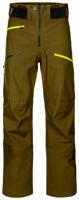 Ortovox 3L Deep Shell Heren Skibroek Green Moss M