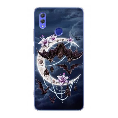 Vleermuizen Maan: Honor Note 10 Transparant Hoesje