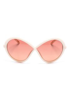 TOM FORD Eyewear lunettes de soleil Bettina à monture papillon - Tons neutres