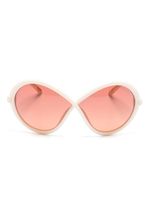 TOM FORD Eyewear lunettes de soleil Bettina à monture papillon - Tons neutres - thumbnail