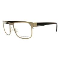 Heren Brillenframe Porsche P8291-D Zwart Gouden Ø 55 mm