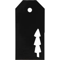Vivi Gade Cadeaulabels, afm 5x10 cm, 300 gr, zwart, 15 stuk/ 1 doos