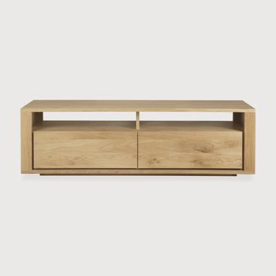 Ethnicraft TV-meubel 'Shadow' Geolied Eikenhout, 140cm