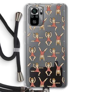 Gymboys: Xiaomi Redmi Note 10S Transparant Hoesje met koord