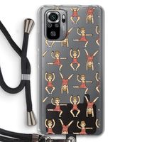 Gymboys: Xiaomi Redmi Note 10S Transparant Hoesje met koord