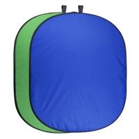 Walimex Pro Vouwbare achtergrond (l x b) 1500 mm x 2100 mm Blauw, Groen - thumbnail