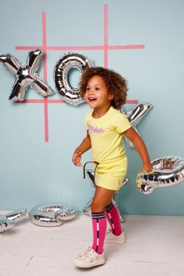 Bampidano Meisjes jurk - Lime Bampidano Meisjes jurk - Lime