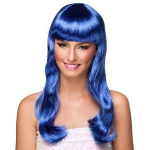 Pruik Chique Blauw