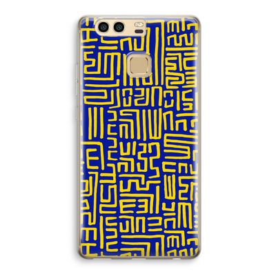 Majorelle Blue Print: Huawei P9 Transparant Hoesje
