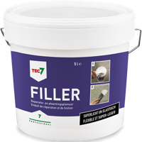 Tec7 filler emmer alles-in-één vulmiddel en afwerkingsplamuur 5l - 601005000