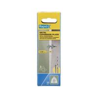 Blister van 10 stuks. metalen expansiepluggen ø8x46 schroeven m4x58 5001548 snel