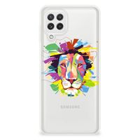Samsung Galaxy A22 4G | M22 Telefoonhoesje met Naam Lion Color