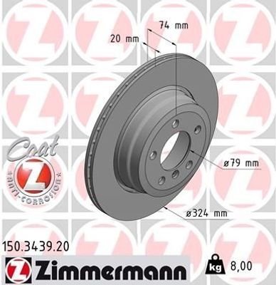 Remschijf Coat Z 150343920
