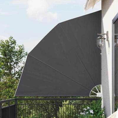 Balkon Privacy Scherm Zwart 210 x 210 cm Stof