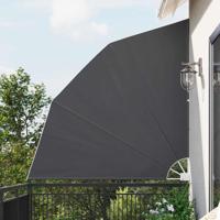 Balkon Privacy Scherm Zwart 210 x 210 cm Stof
