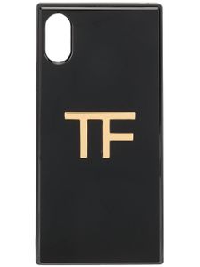 TOM FORD coque d'iPhone X à détail de logo - Noir