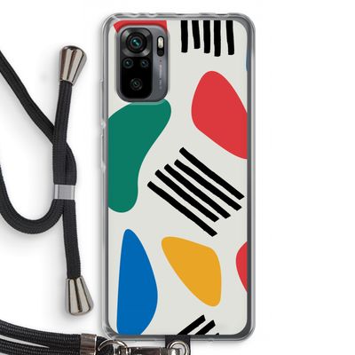 Illustratieve pop 1: Xiaomi Redmi Note 10 Pro Transparant Hoesje met koord