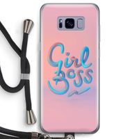 Girl boss: Samsung Galaxy S8 Transparant Hoesje met koord