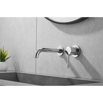 Wastafelkraan SaniClear Talpa | Inbouw | Mengkraan | Incl.Inbouwdeel | Rond | Chroom