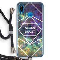 Negenduust ruimte: Huawei P20 Lite Transparant Hoesje met koord