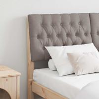 Gestoffeerd hoofdbord Taupe 160 cm Massief grenenhout