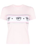 Chiara Ferragni t-shirt en coton à logo imprimé - Rose