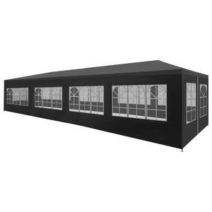 VidaXL Partytent 3x12 m antraciet
