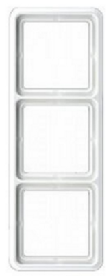 Jung CD500 afdekraam 3-voudig wit CD 583 WW