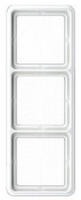 Jung CD500 afdekraam 3-voudig wit CD 583 WW