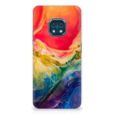 Smartphone hoesje Nokia XR20 Watercolor Dark Smartphone hoesje Nokia XR20 Watercolor Dark
