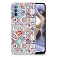 Motorola Moto G31 | G41 | TPU | Siliconen hoesje | Tiles Color