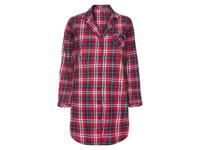 esmara Dames oversized shirt (geruit/rood, S (36/38))