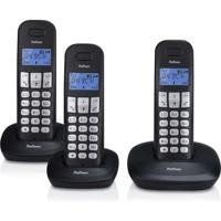 Profoon PDX-1130 DECT Telefoons 3 Stuks Zwart